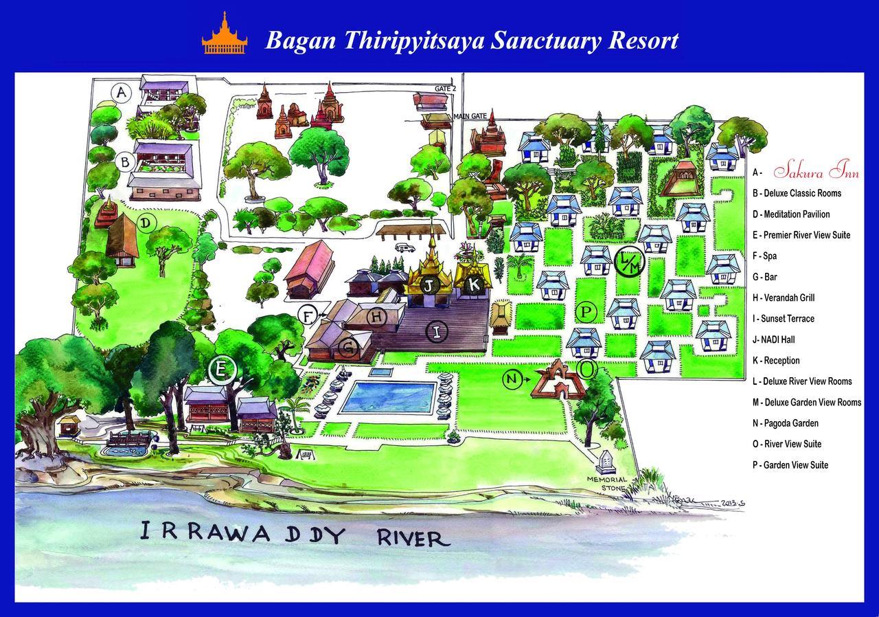 Bagan Thiripyitsaya Sanctuary Resort Экстерьер фото